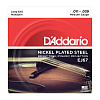 EJ67 Комплект струн для мандолины, никелированные, Medium, 11-39, D'Addario