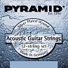 320/12 Silver Wound Комплект струн для 12-струнной акустической гитары, 11-47, Pyramid
