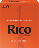 RIA1040 Rico Трости для саксофона сопрано, размер 4.0, 10шт, Rico