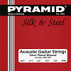 305100 Silk & Steel Комплект струн для акустической гитары, 11-46, Pyramid