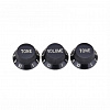 MX1563BK-2MX1564BK Комплект ручек потенциометров (2+1), Strat Style, черные, Musiclily
