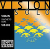 VIS101 Vision Solo Комплект струн для скрипки размером 4/4, среднее натяжение, Thomastik