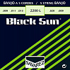 2200L Black Sun Комплект струн для 5-струнного банджо, Light, 9-20, Savarez