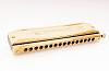SW1664-1 C-major Губная гармошка хроматическая, золотистая, Swan