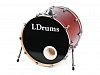 5001012-2218 Бас-барабан 22" x 18", красный, LDrums