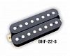 BHF-22-8-A-BK-B Звукосниматель магнитный для 8-струнной гитары, хамбакер, бриджевый, черный, Belcat